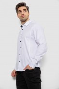 Рубашка мужская однотонная, цвет белый, 186R6917-1 - фото № 2