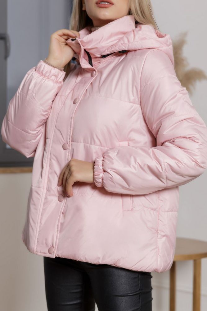 Купить Куртка женская демисезонная, цвет светло-розовый, 207R001 - Фото №4