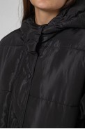 Куртка жіноча демісезонна з поясом  -уцінка, колір чорний, 207R005-U-6 - фото № 5