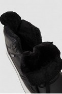Кроссовки женские зимние на меху, цвет черно-белый, 248RBB13 - фото № 5