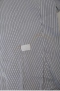 Рубашка классическая в полоску  -уценка, цвет серо-белый, 230R667-U-104 оптом - фото № 5