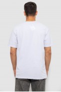 Футболка мужская с принтом, цвет белый, 244R1020 - фото № 3