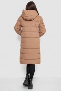 Куртка женская удлиненная  -уценка, цвет бежевый, 207R006-U-5 - фото № 3