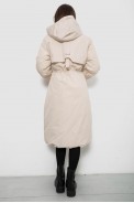 Куртка женская двусторонняя зимняя  -уценка, цвет бежевый, 244R24115-U-3 - фото № 9