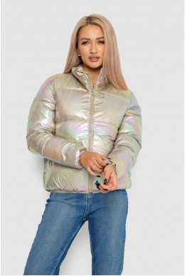 Куртка женская демисезонная плащевка  -уценка, цвет бежевый, 243R2022-U-5