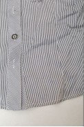 Сорочка класична в смужку  -уцінка, колір біло-чорний, 230R66-1-U-86 - фото № 5