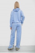Спортивний костюм жіночий велюровий  -уцінка, колір блакитний, 241R2001-20-U-3 - фото № 3