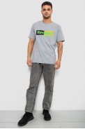 Футболка мужская с принтом, цвет серый, 244R1020 - фото № 1