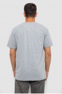 Футболка мужская с принтом, цвет серый, 244R1020 - фото № 3
