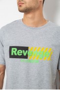 Футболка мужская с принтом, цвет серый, 244R1020 - фото № 4