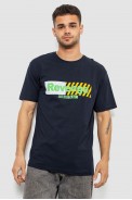 Футболка мужская с принтом, цвет синий, 244R1020 - фото № 0