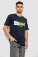 Футболка мужская с принтом, цвет синий, 244R1020 - фото № 2