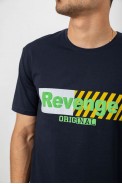 Футболка мужская с принтом, цвет синий, 244R1020 - фото № 4