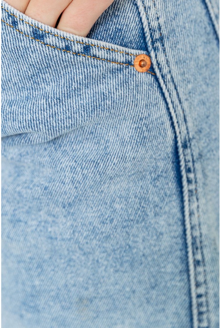 Купити Джинсові шорти жіночі, колір синій, 214R1009 - Фото №5