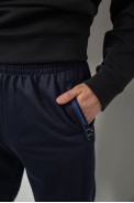 Спортивные штаны мужские однотонные, цвет синий, 244R41736 - фото № 4
