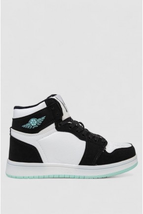 Кросівки жіночі зимові на хутрі, колір біло-чорний, 248RHB470-5