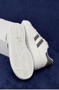 Кроссовки женские демисезонные, цвет бело-серый, 248RBK10 оптом - фото № 4