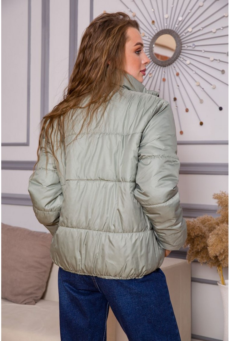 Купить Куртка женская зефирка, цвет оливковый, 190R011 - Фото №5