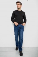 Джинси чоловічі, колір синій, 244R9906 оптом - фото № 1