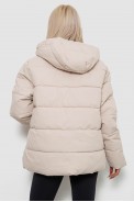 Куртка жіноча демісезонна  -уцінка, колір світло-бежевий, 207R004-U-4 - фото № 3