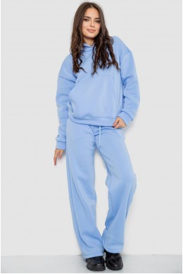 Спортивний костюм жіночий на флісі  -уцінка, колір блакитний, 241R2001-2-U-2