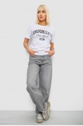 Футболка женская с принтом, цвет белый, 241R137 - фото № 1