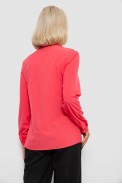 Рубашка женская классическая с аппликацией, цвет коралловый, 230R014-1 - фото № 3