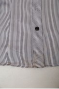 Сорочка класична в смужку  -уцінка, колір чорно-білий, 230R66-1-U-93 - фото № 5