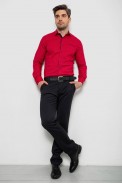 Сорочка чоловіча з принтом  -уцінка, колір червоний, 214R7094-1-U - фото № 2