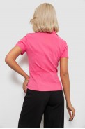 Сорочка жіноча однотонна, колір рожевий, 230R068-11 - фото № 3
