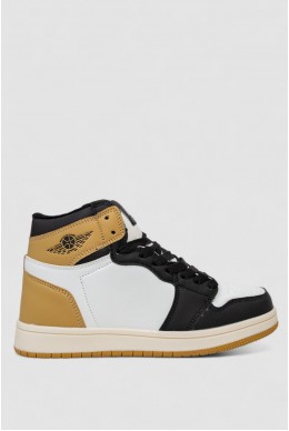 Кроссовки женские зимние на меху, цвет бело-бежевый, 248RHB470-20