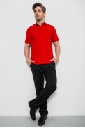Мужская рубашка однотонная, цвет красный, 186R7069 - фото № 1