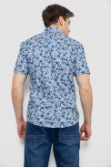 Рубашка мужская с принтом, цвет синий, 214R7341 - фото № 3