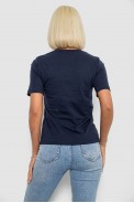 Футболка жіноча з принтом, колір синій, 241R1828 - фото № 3