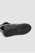 Туфли-сникерсы женские лаковые, цвет черный, 131RA80-1 - фото № 4