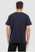 Футболка чоловіча з принтом, колір синій, 244R17513 - фото № 3