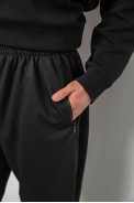 Спортивні штани чоловічі однотонні, колір чорний, 244RY-428 - фото № 4