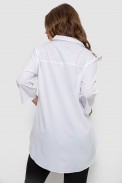 Блуза класична  -уцінка, колір білий, 230R72-2-U - фото № 3