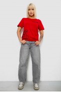 Футболка женская с принтом, цвет красный, 244R2001-5 - фото № 1