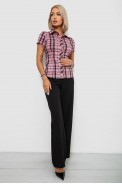 Сорочка жіноча в клітку повсякденна, колір рожевий, 230R062 оптом - фото № 1