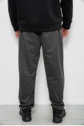 Спортивні штани чоловічі однотонні, колір сірий, 244RY-428 - фото № 3