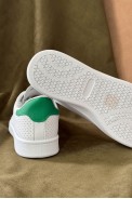Кеди жіночі, колір біло-зелений, 248RR65 - фото № 3