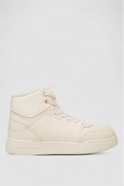 Кросівки жіночі зимові на хутрі, колір бежевий, 248RAD02