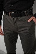 Штани чоловічі класичні, колір хакі, 243RXK39-3 - фото № 4
