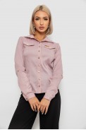 Сорочка класична в смужку  -уцінка, колір пудровий, 230R646-U-41 оптом - фото № 0