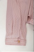 Сорочка класична в смужку  -уцінка, колір пудровий, 230R646-U-41 оптом - фото № 5