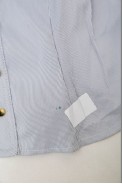 Сорочка класична в смужку  -уцінка, колір сірий, 230R646-U-40 оптом - фото № 5