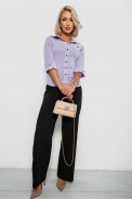 Сорочка класична в смужку  -уцінка, колір бузковий, 230R645-U-13 - фото № 1