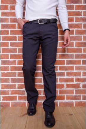 Штани чоловічі на флісі, колір чорний, 123R8592