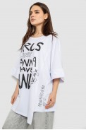 Футболка женская с принтом, цвет белый, 244R4017 - фото № 2
